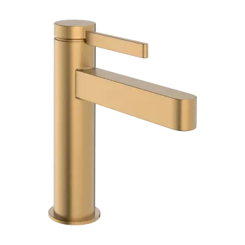 Vannas istabas izlietnes maisītājs Hansgrohe Finoris 110 ar Push-Open, EcoSmart, CoolStart, pulēts bronzas tonis 76024140