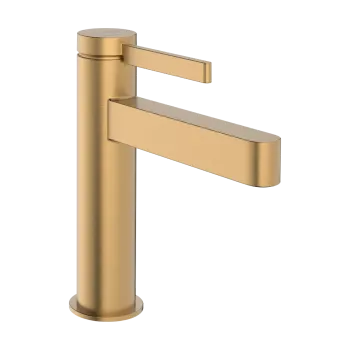 Vannas istabas izlietnes maisītājs Hansgrohe Finoris ar noteci, CoolStart, EcoSmart, pulēta bronza 76025140