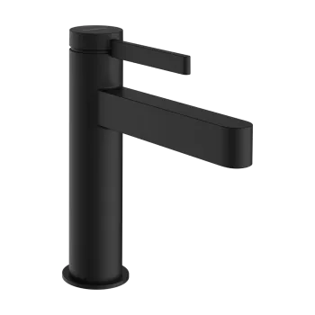 Vannas istabas izlietnes maisītājs Hansgrohe Finoris ar noteci, CoolStart, EcoSmart, birstēts matēti melns 76025670