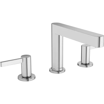 Vannas istabas izlietnes maisītājs Hansgrohe Finoris 110 iebūvējams ar Push-Open vārstu, EcoSmart, hroms 76033000