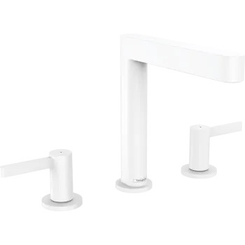 Vannas istabas izlietnes maisītājs Hansgrohe Finoris 160 iebūvējams ar Push-Open vārstu, EcoSmart, matēti balts 76034700