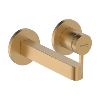 Vannas istabas izlietnes maisītājs Hansgrohe Finoris 16.8cm Iebūvējams, EcoSmart, pulēta bronza 76051140