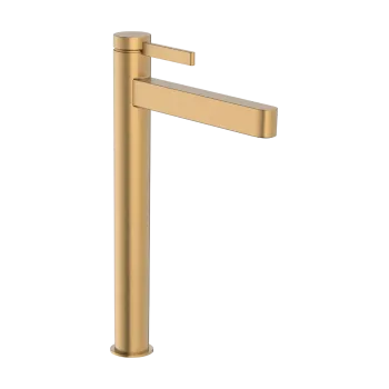 Vannas istabas izlietnes maisītājs Hansgrohe Finoris 260 ar Push-Open, Paaugstināts, CoolStart, EcoSmart, pulēts bronzas tonis 76072140