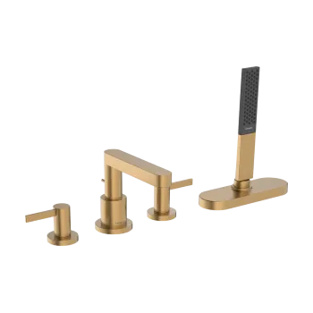 Vannas maisītājs Hansgrohe Finoris uz vannas malas, sBox, Pulēta Bronza 76444140