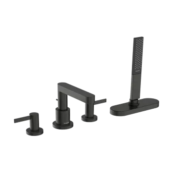 Vannas maisītājs Hansgrohe Finoris uz vannas malas, sBox, Pulēta Melns Hroms 76444340