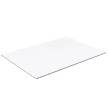 Darba virsma Kame Soft, noapaļotiem stūriem 61cm Balts Matēts HPL WP/6-3/H16-SFT
