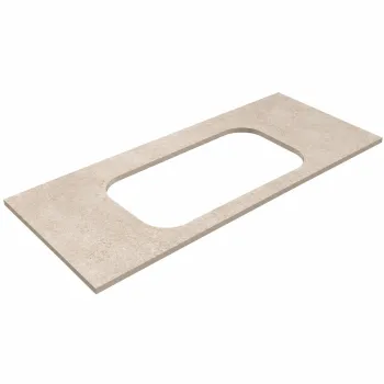 Darba virsma Kame Universal HPL, Movado izlietnei 101cm Earth stone HPL WP/10-3/H18-P2