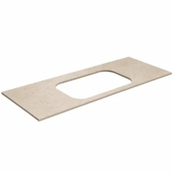 Darba virsma Kame Universal HPL, Movado izlietnei 121cm Earth stone HPL WP/12-3/H18-P2