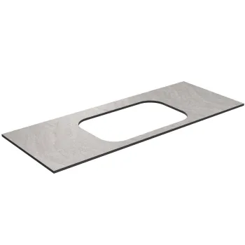 Darba virsma Kame Universal HPL, Movado izlietnei 121cm Grey moon HPL WP/12-3/H12-P2
