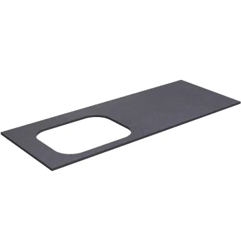 Darba virsma Kame Universal HPL, Movado izlietnei 121cm kreisā puse Black moon HPL WP/12-3/H11-P2-L