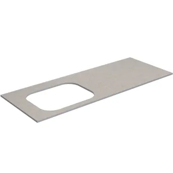 Darba virsma Kame Universal HPL, Movado izlietnei 121cm kreisā puse Sand stone HPL WP/12-3/H15-P2-L