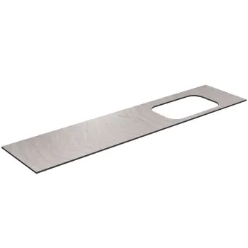 Darba virsma Kame Universal HPL, Movado izlietnei 200cm labā puse Sand stone HPL WP/20-3/H15-P2-R