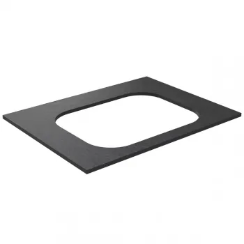 Darba virsma Kame Universal HPL, Movado izlietnei 61cm Black lava HPL WP/6-3/H17-P2