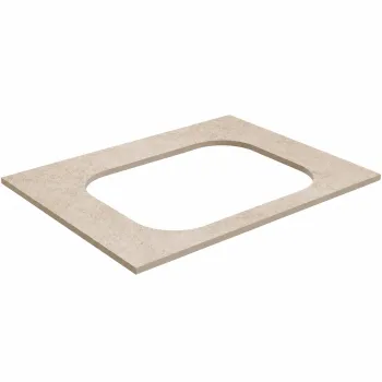 Darba virsma Kame Universal HPL, Movado izlietnei 61cm Earth stone HPL WP/6-3/H18-P2