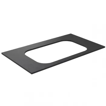 Darba virsma Kame Universal HPL, Movado izlietnei 81cm Black lava HPL WP/8-3/H17-P2