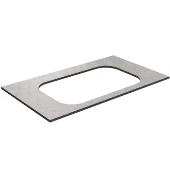 Darba virsma Kame Universal HPL, Movado izlietnei 81cm Grey moon HPL WP/8-3/H12-P2