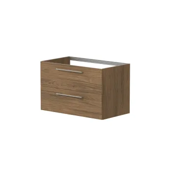 Vannas istabas skapītis Kame Gama 80cm 2 atvilknes, bez izlietnes, Copper oak BU/8-3DR/48
