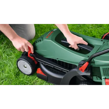 Zāles pļāvējs Bosch elektriskais 1400 W, pļaušanas platums 37 cm 06008A6501