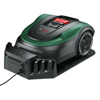 Zāles pļāvējs robots Bosch 18 V akumulatora, uzlādes stacija 06008B0303