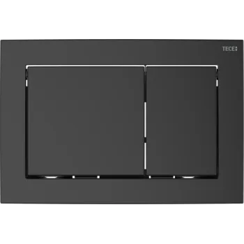 Tualetes poda komplekts TECEbase rāmis ar Laufen Lua Rimless podu, SoftClose vāku un TECEnow Melnu pogu