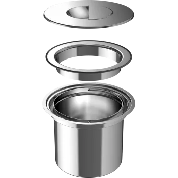 Atkritumu šķirošanas sistēmas BLANCO SOLON stainless steel Flush 512471