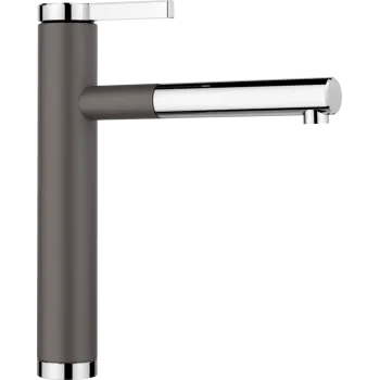 Virtuves maisītājs BLANCO LINEE-S Rock grey / Hromēts HD 518804