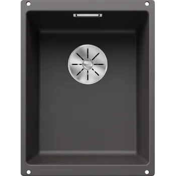 Virtuves Izlietne BLANCO SUBLINE 320-U SILG PDUR Rock grey InFino O.AF SILGRANIT™, PuraDur™, Akmeņu pelēka 523407