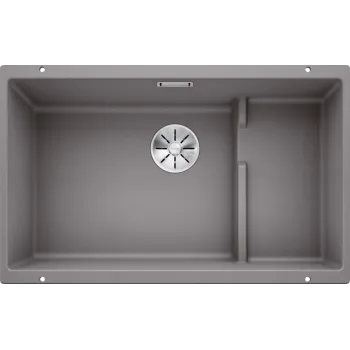 Virtuves Izlietne BLANCO SUBLINE 700-U Level SILG PDUR Alu metallic M.ZUB InFino O.AF  SILGRANIT™, PuraDur™, Alumīnija metāliska 523454