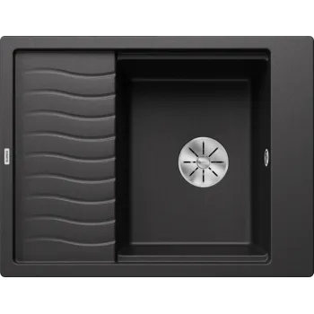 Virtuves Izlietne BLANCO ELON 45 S PDUR Anthracite InFino O.AF SILGRANIT™, PuraDur™, Antracīta 524824