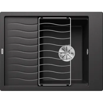 Virtuves Izlietne BLANCO ELON 45 S PDUR Anthracite InFino O.AF SILGRANIT™, PuraDur™, Antracīta 524824