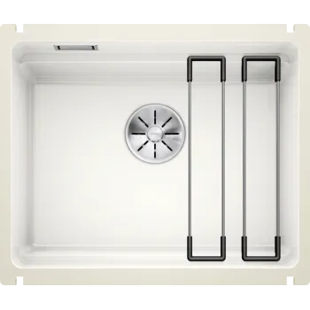 Virtuves Izlietne BLANCO ETAGON 500-U Ceramic White glossy InFino O.AF Keramika, PuraPlus™, Kristālbalta spīdīga (Keramika) 525149