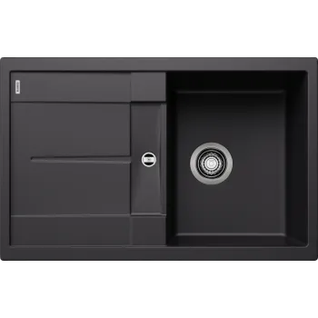 Virtuves izlietne BLANCO METRA 45 S SILG PDUR Black O.AF  SILGRANIT™ 525915