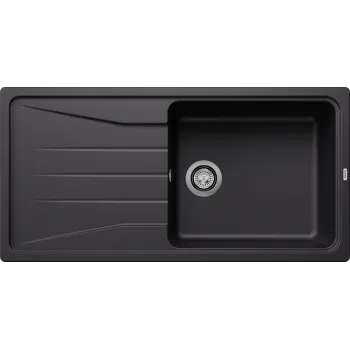 Virtuves Izlietne BLANCO SONA XL 6 S SILG PDUR Black O.AF Melna, SILGRANIT™ 525977