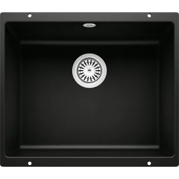 Virtuves Izlietne BLANCO ROTAN 500-U Black O.AF SILGRANIT™, Melna 526098