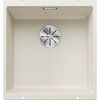 Virtuves Izlietne BLANCO SUBLINE 400-U SILG Soft white InFino O.AF SILGRANIT™, PuraDur™, Silti balts 527166