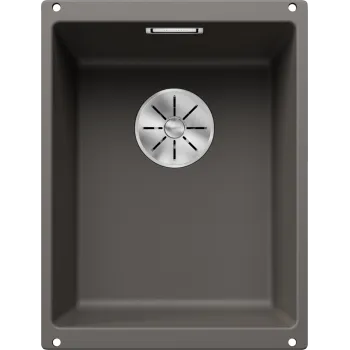 Virtuves Izlietne BLANCO SUBLINE 320-U SILG Volcano grey O.AF SILGRANIT™, PuraDur™, Vulkāna pelēks 527343