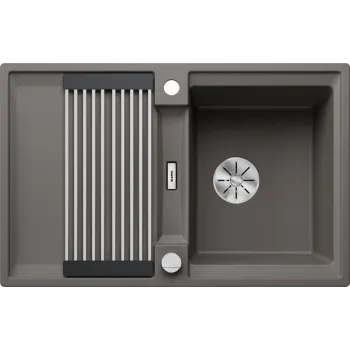 Virtuves Izlietne BLANCO ADIRA 45S SILG Volcano grey M.AF SILGRANIT™, Vulkāna pelēks 527588