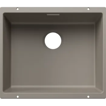 Virtuves Izlietne BLANCO SUBLINE 500-U SILG Tartufo O.ZUB O.AF WFS SILGRANIT™, Tartufo 527801