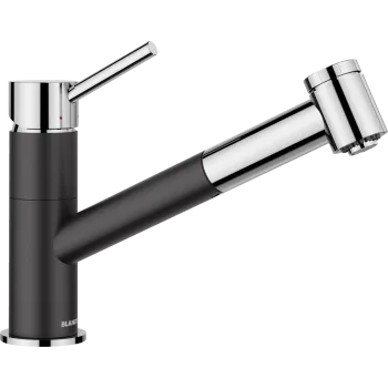 Virtuves maisītājs BLANCO KANO-S VARIO Melns/Hromēts 527963