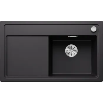 Virtuves Izlietne BLANCO ZENAR 45 S SILG RE PDUR Black O.ZUB InFino M.AF Melna, SILGRANIT™ 526037