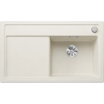 Virtuves Izlietne BLANCO ZENAR 45 S SILG RE Soft white O.ZUB InFino M.AF SILGRANIT™, PuraDur™, Silti balts 527178