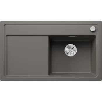 Virtuves Izlietne BLANCO ZENAR 45 S SILG RE Volcano grey O.ZUB InFino M.AF SILGRANIT™, PuraDur™, Vulkāna pelēks 527361