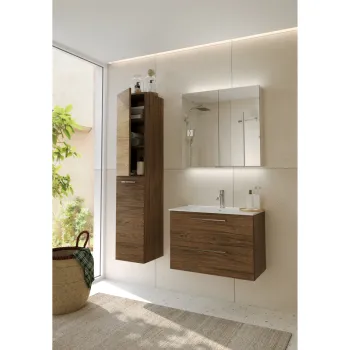 Augstais skapis Kame Gama ar 2 durvīm (push to open) Copper oak TU/35-2/48-PO