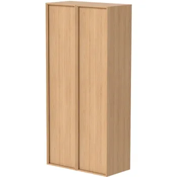 Augstais skapis Kame Home Dubultais Natural oak veneer TU/75-2-DB/N05-HM