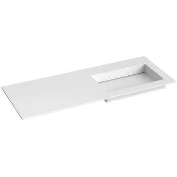 Mēbeļu izlietne Kame Corian N 120 (bez atveres maisītājam) labā Balts Matēts CN1202465-R-BS