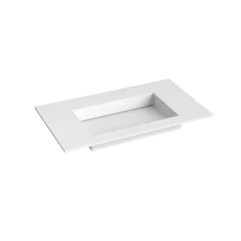 Mēbeļu izlietne Kame Corian N 80 (bez atveres maisītājam) Balts Matēts CN802465-BS
