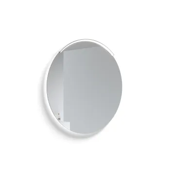 Spogulis Kame Universal 80cm ar alumīnija LED fona gaismu Mirror MR-C05/80-80/SV-AL