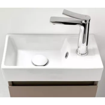 Vannas istabas izlietne Kame Mini 40x22cm Ceramics Balta MN400220W