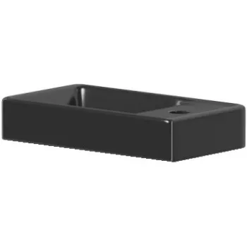 Vannas istabas izlietne Kame Mini 40x22cm Ceramics Melna Matēta MN400220B