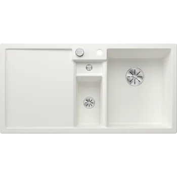 Virtuves izlietne Blanco Collectis 6 Silgranīta, 100x51 cm, ar piederumiem, InFino, balts 523348